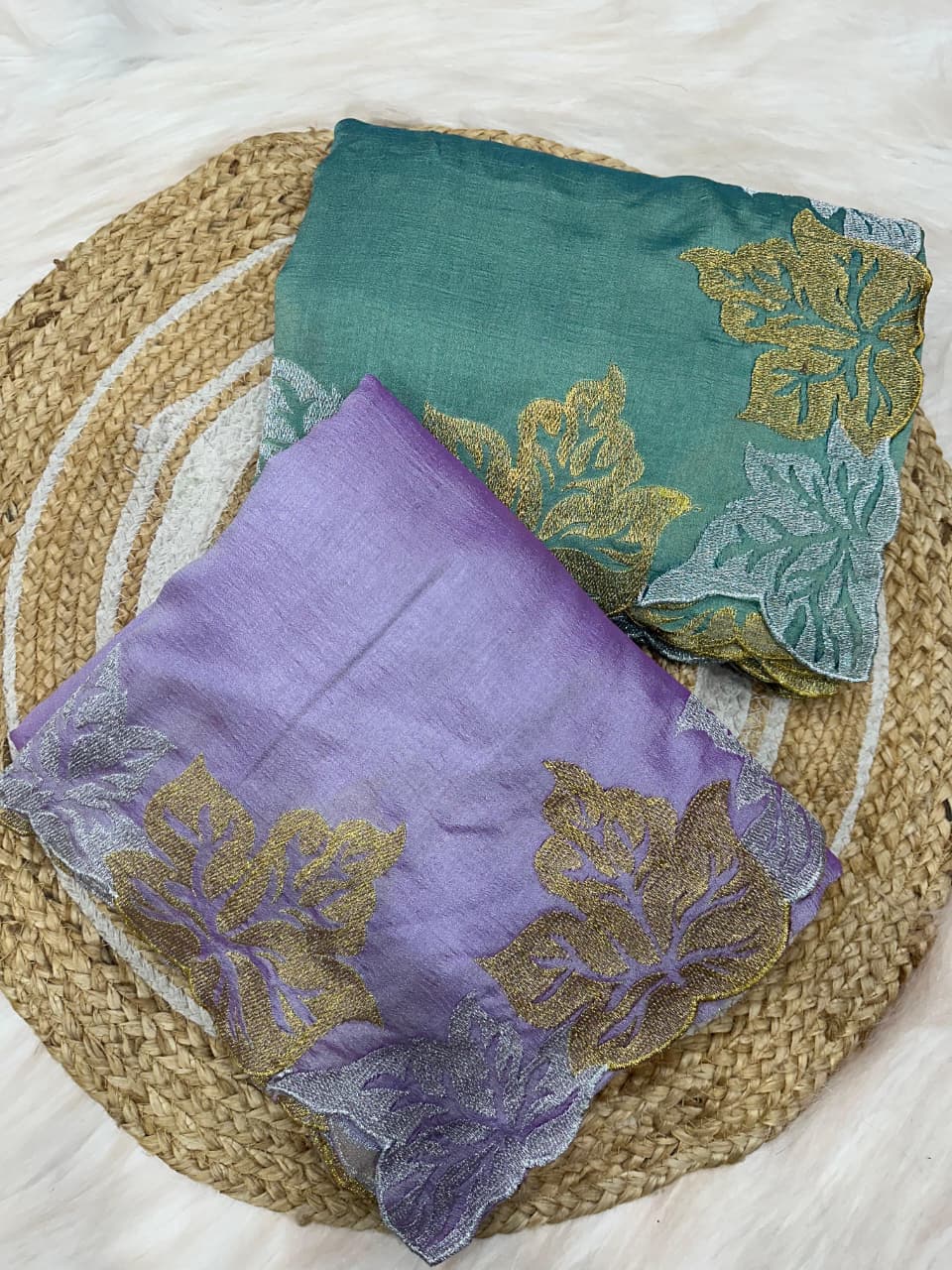 Blooming Vichitra Silk Saree