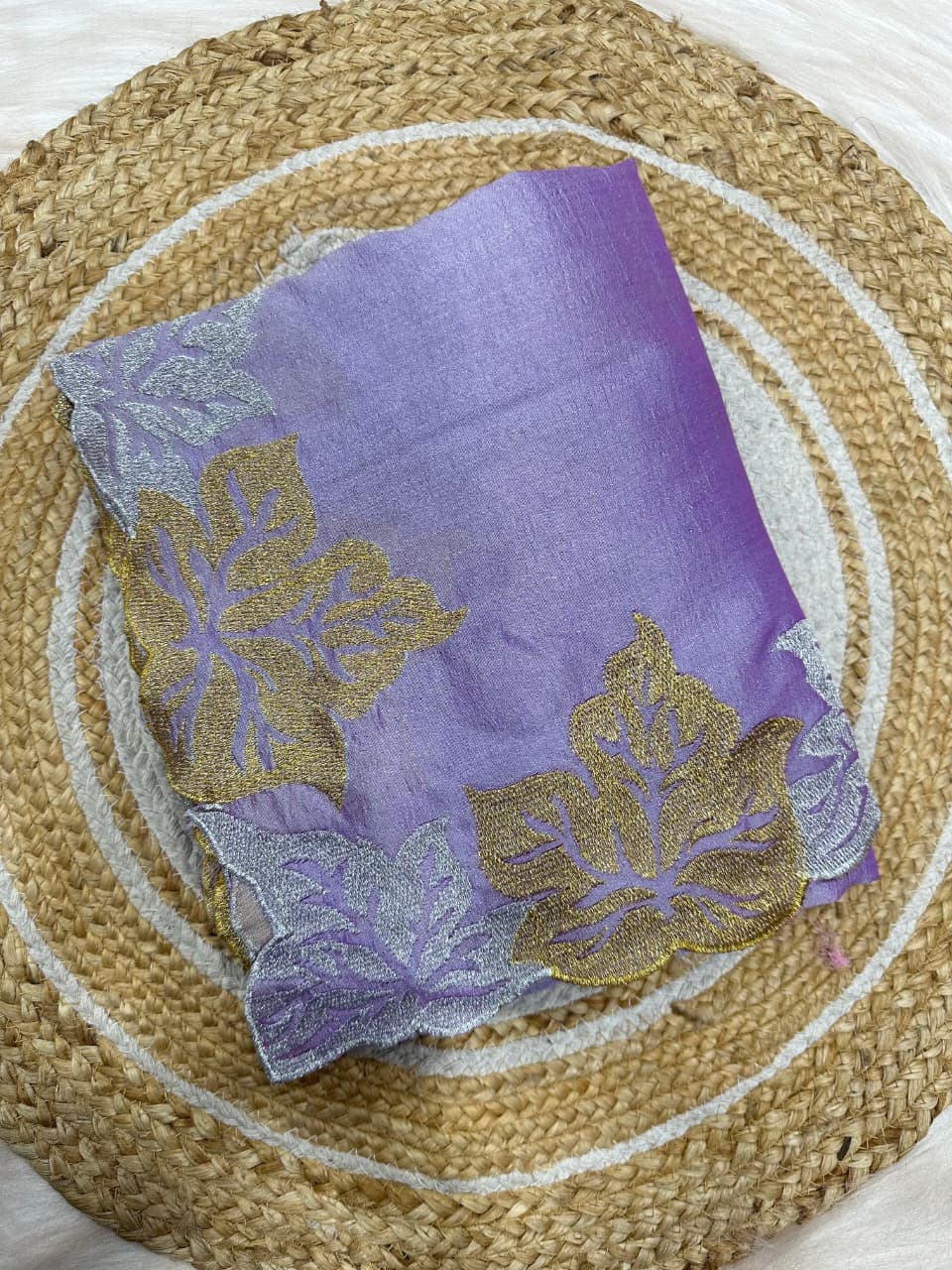 Blooming Vichitra Silk Saree