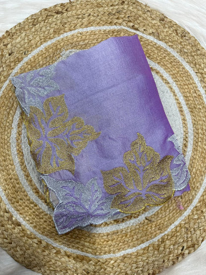 Blooming Vichitra Silk Saree